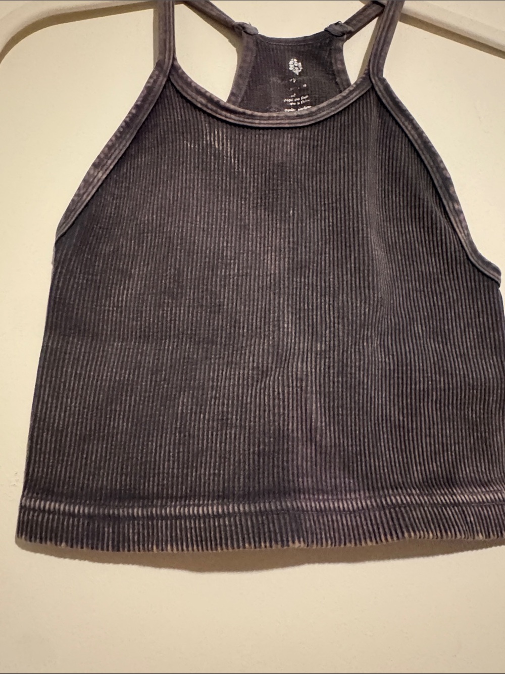 Free people Ribbed Racerback Crop Top - Picture 3 of 6